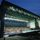 The Georgia Tech Aquatics Center a year before the Olympic Games. Photo credit: John Bazemore/AP